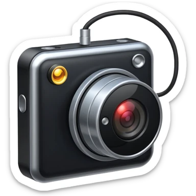 a sensor with a camera and a wire and a sensor for tracking sticker