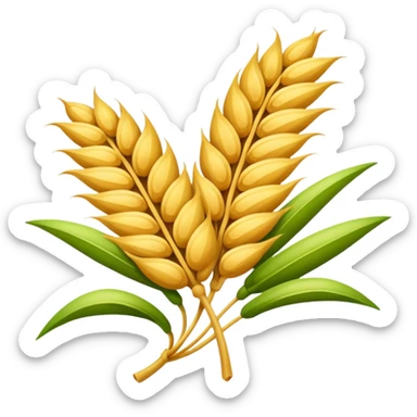 wheat kernel sticker