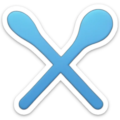 Bule check mark  sticker