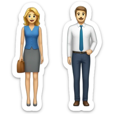 matching job applicant with recruiter sticker