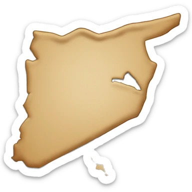 The country jordan map empty  sticker