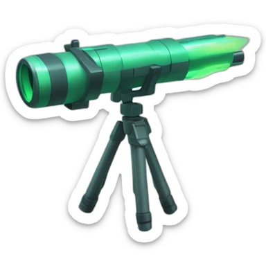 futuristic Gamma Ray bazooka sticker