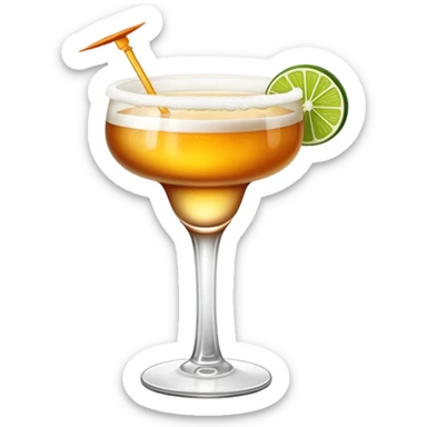 Tequila and beer Mexican cocktail sticker