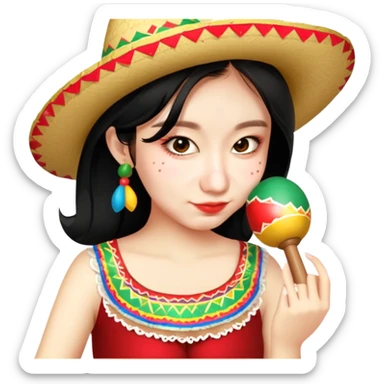 Meraca Musician sticker