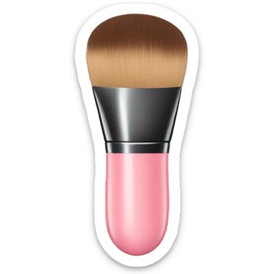 blush and brush  sticker