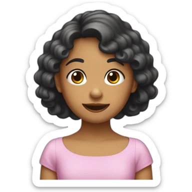 Peluquería infantil travesuras sticker