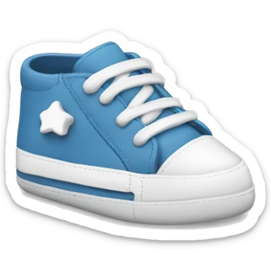 Baby boy shoes sticker