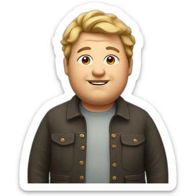 Chubby Dutch man sticker