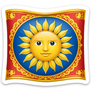 buryatia flag sticker