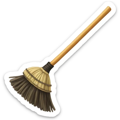 Broom sticker
