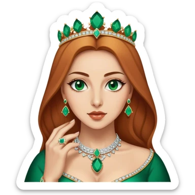 hurrem sultan emerald diamond ring sticker
