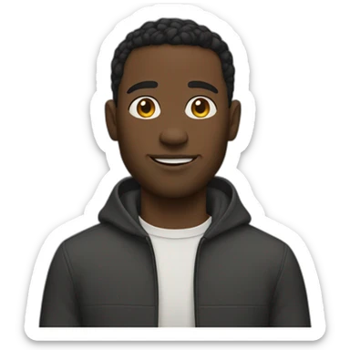 Black man were sticker