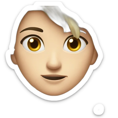 voleibol-girl-with-number-10-angry sticker