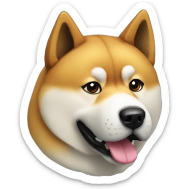 Akita Inu beer sticker