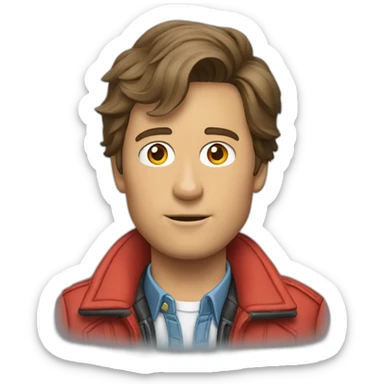 Marty McFly  sticker