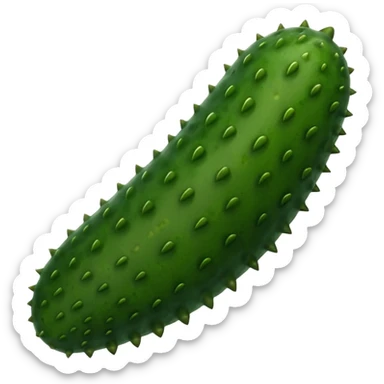 green Sea cucumber sticker