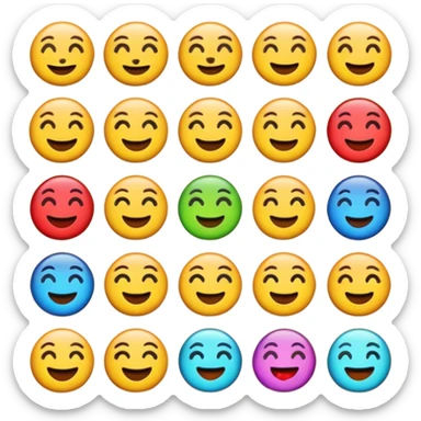 Emoji iOS 18 sticker