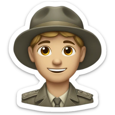 Un allemand des année 40 sticker