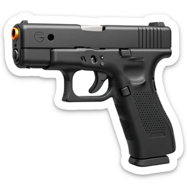 glock 43x gun emoji sticker