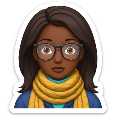 madre con jafas arrabe sticker