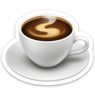 cup of coffee sticker