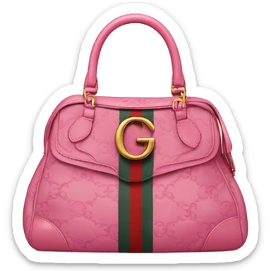 pink gucci bag sticker
