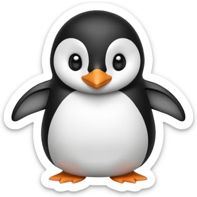 Hazme un emoji de un pingüino sticker