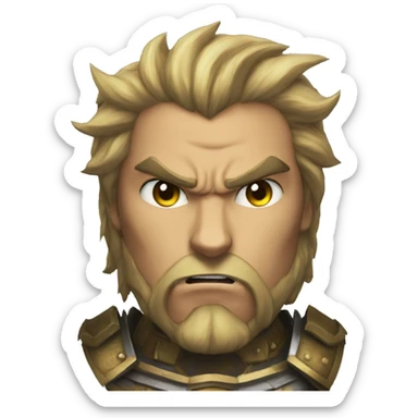 leonin paladin angry sticker