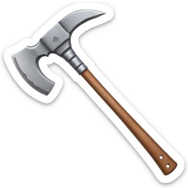 crafting axe sticker