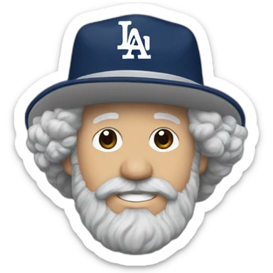 Bob Ross Padres Hat sticker