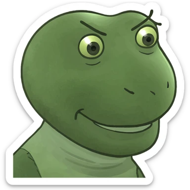 a girl farting sticker