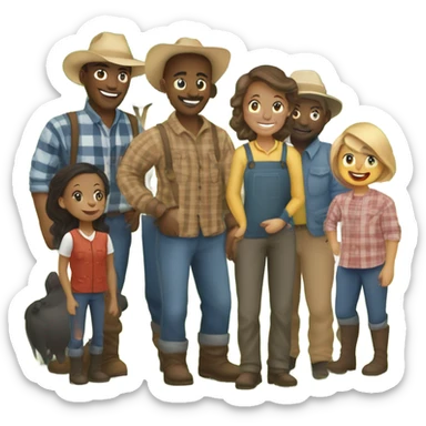 RURAL NEIGHBORS sticker