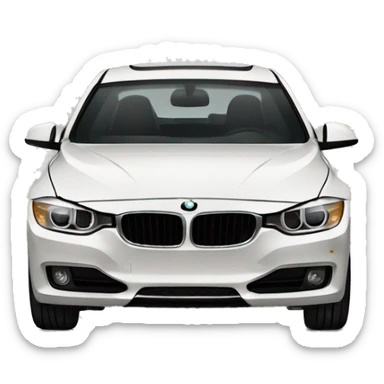 black bmw 328i sticker