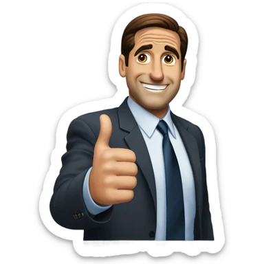 Michael Scott Yes sticker