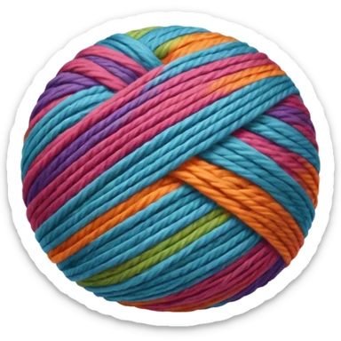 ball of yarn sticker
