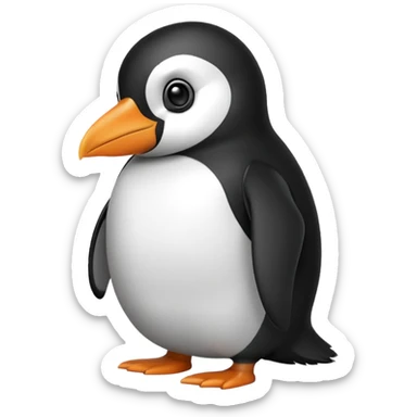 bombastic side eyeing penguin sticker
