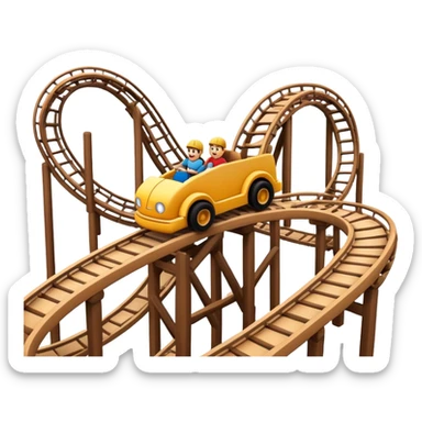 Roller Coaster sticker
