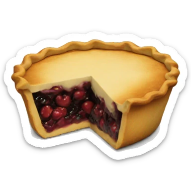 Pie sticker