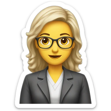 chemistry teacher women sticker