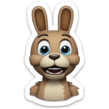 Bonnie animatronic sticker