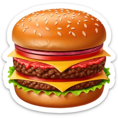 CARNE DE HAMBURGUESA sticker