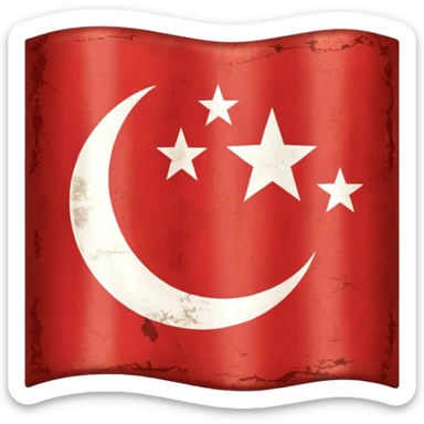 Ottoman Empire Flag sticker