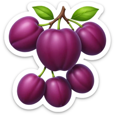 plum sticker