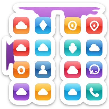 ai market apps sticker