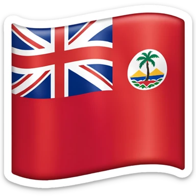 hawaii flag sticker