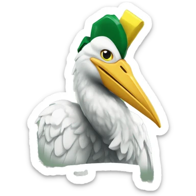 ADO DEn Haag stork sticker