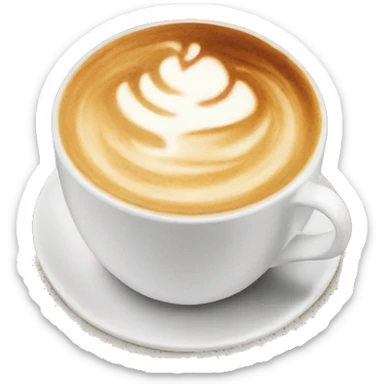 Café latté sticker