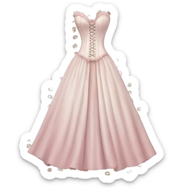 long corset dress  sticker