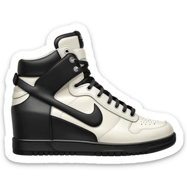 rick owens milk dunk all white, no black sticker