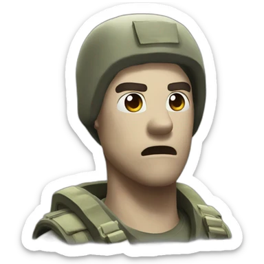 ghost callofduty sad sticker